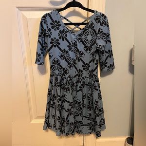 Little Girls Dot Dot Smile Cross Back Dress